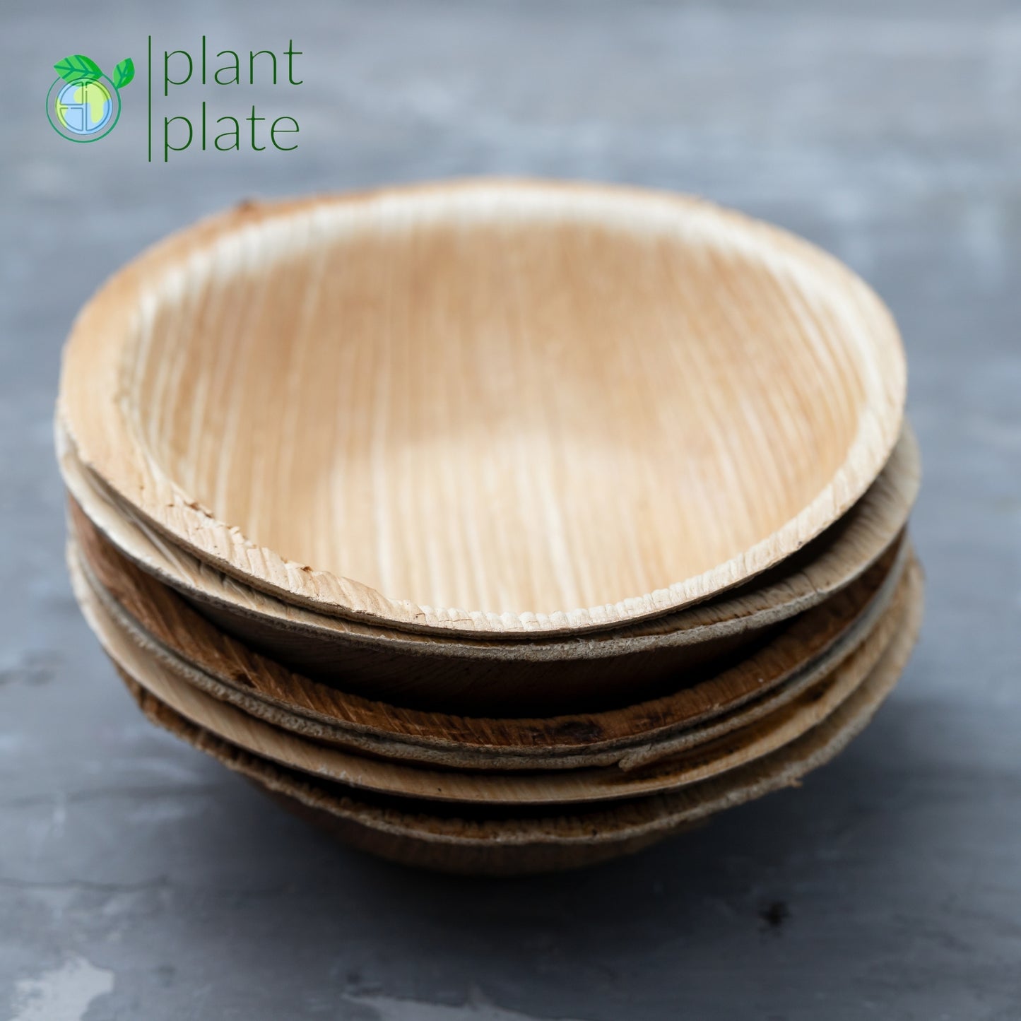 Palm Leaf Areca Wooden Bamboo Bowls (6") - 200 PCS/Box