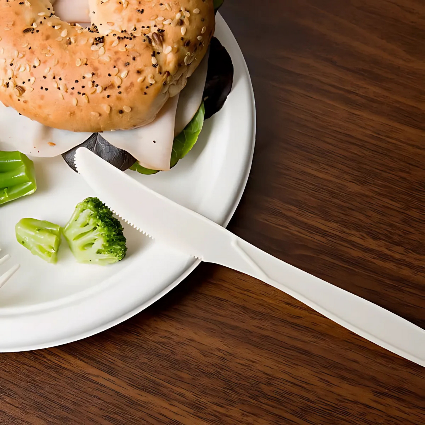 Heavy Modern Cornstarch Knife - 6.5g, 20 Pack (1000 pcs/Box)