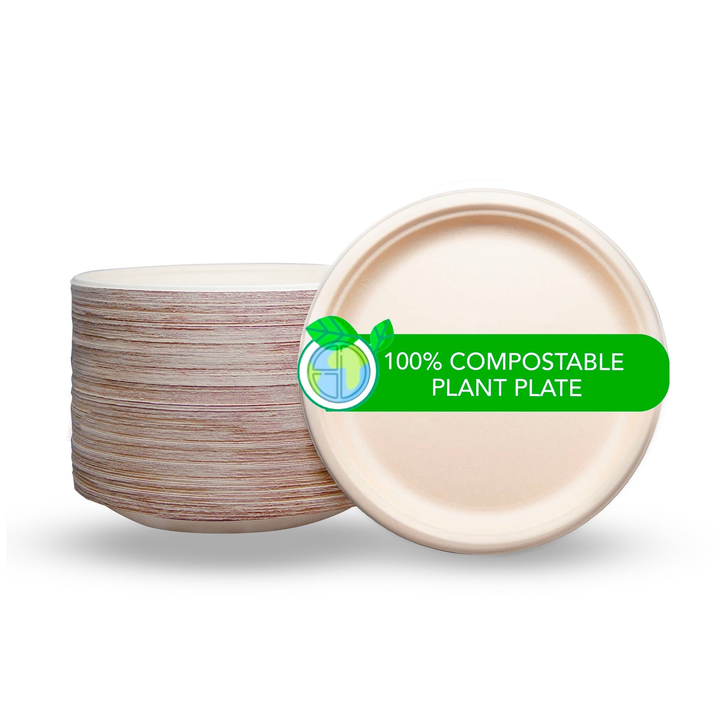 PLT-10 100 CNT NATURAL PLATES