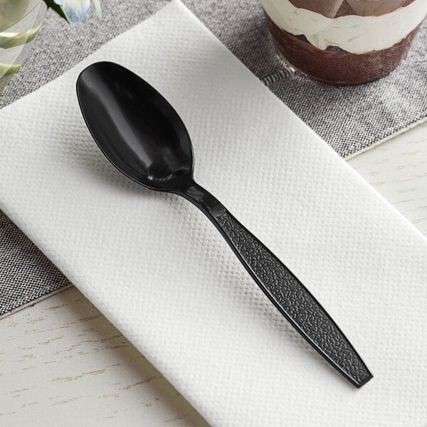 SPOON-C100 BLACK CUTLERY