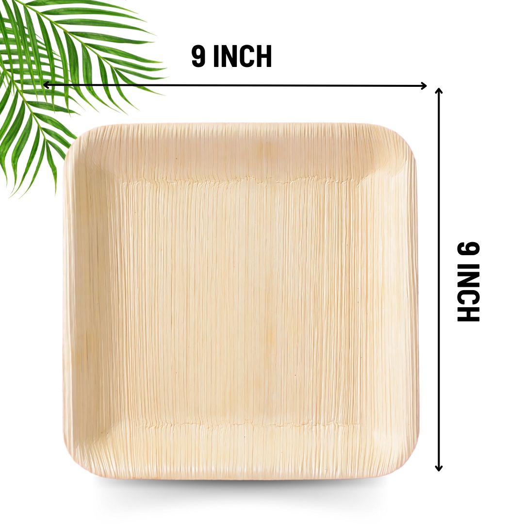 PLP-9S NATURAL PALM LEAF PLATES