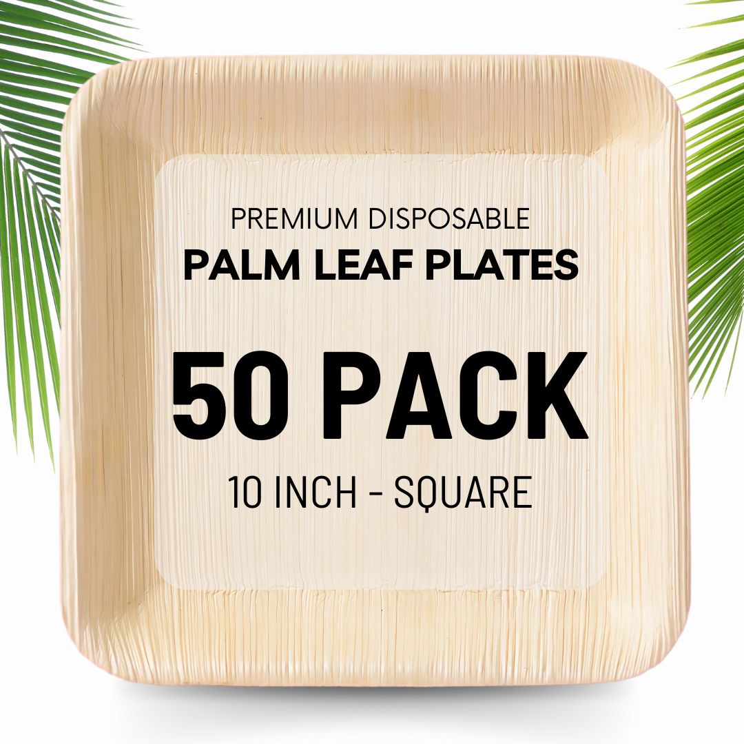 PLP-10S NATURAL PALM LEAF PLATES
