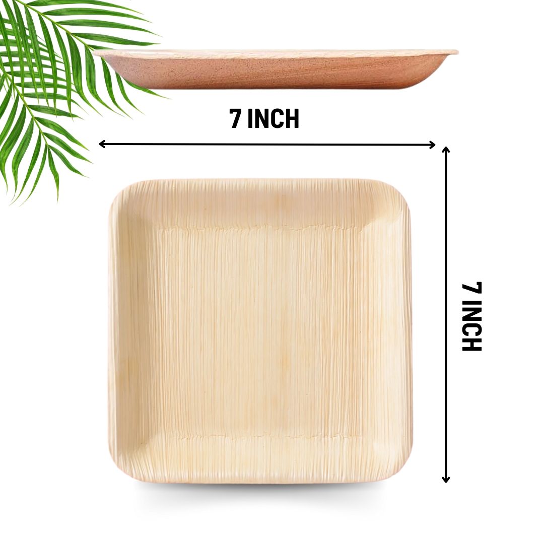 PLP-7S NATURAL PALM LEAF PLATES