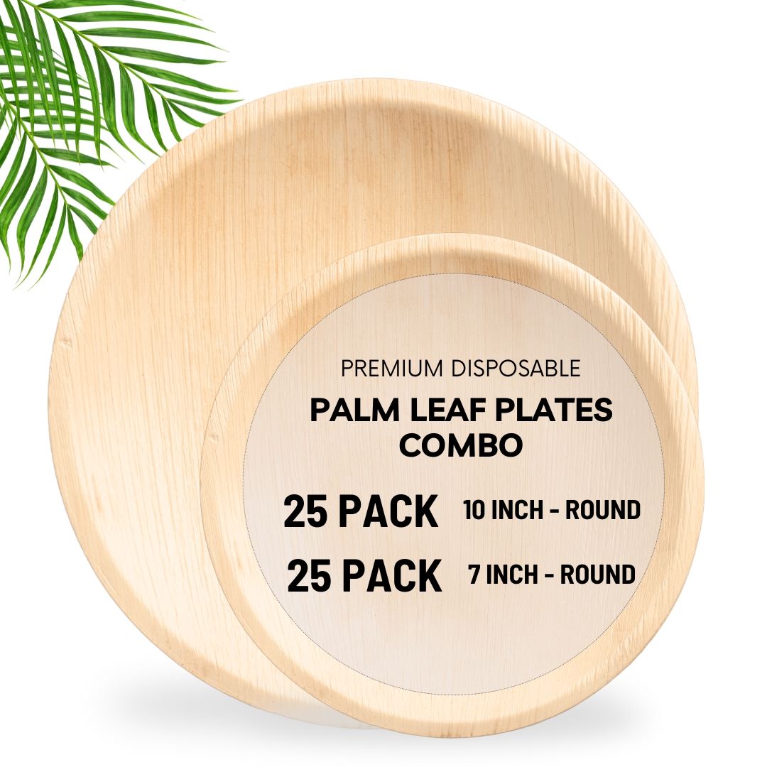 PLP-10&7R NATURAL PALM LEAF PLATES