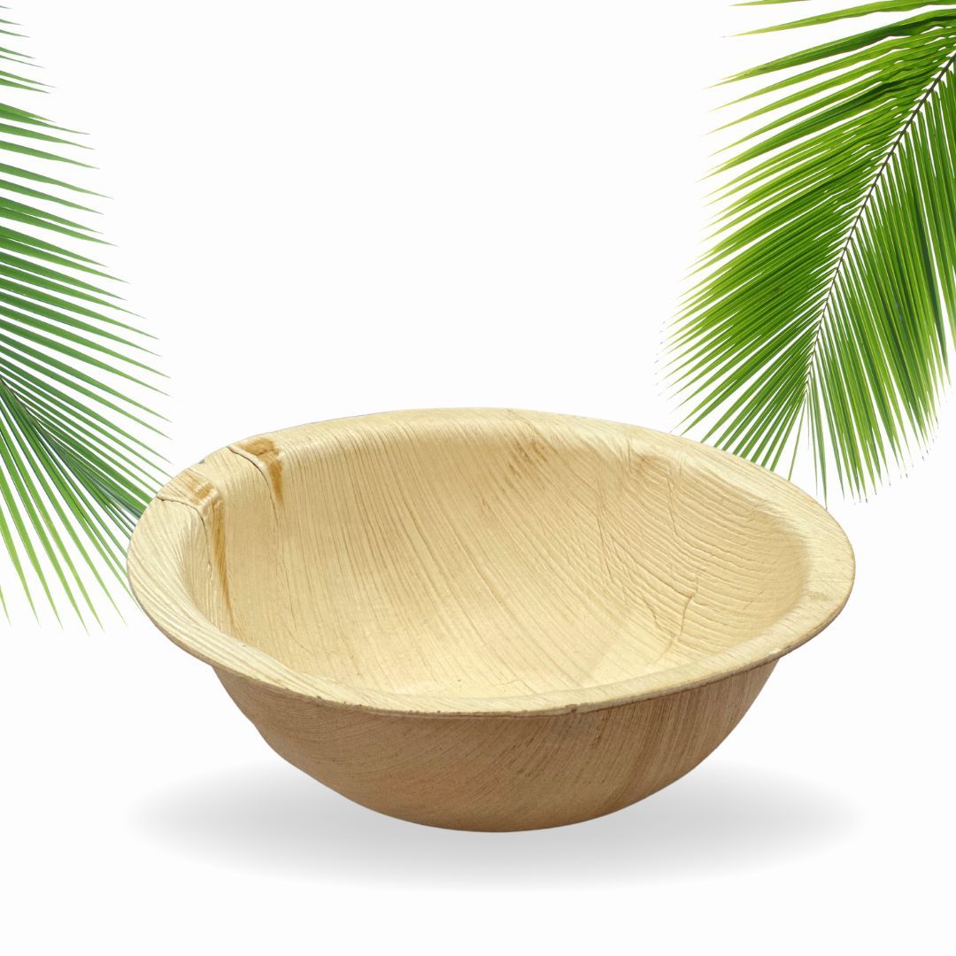 PLB-6R NATURAL PALM LEAF BOWLS