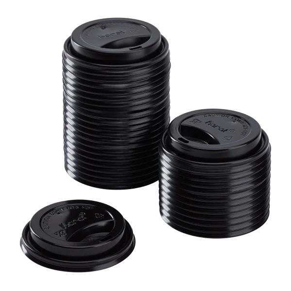 HOTCUP-LID-SIP BLACK CUPS
