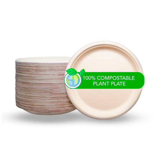 PLT-10 100 CNT NATURAL PLATES