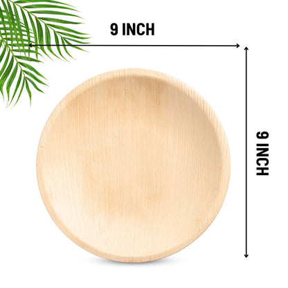 PLP-9R NATURAL PALM LEAF PLATES