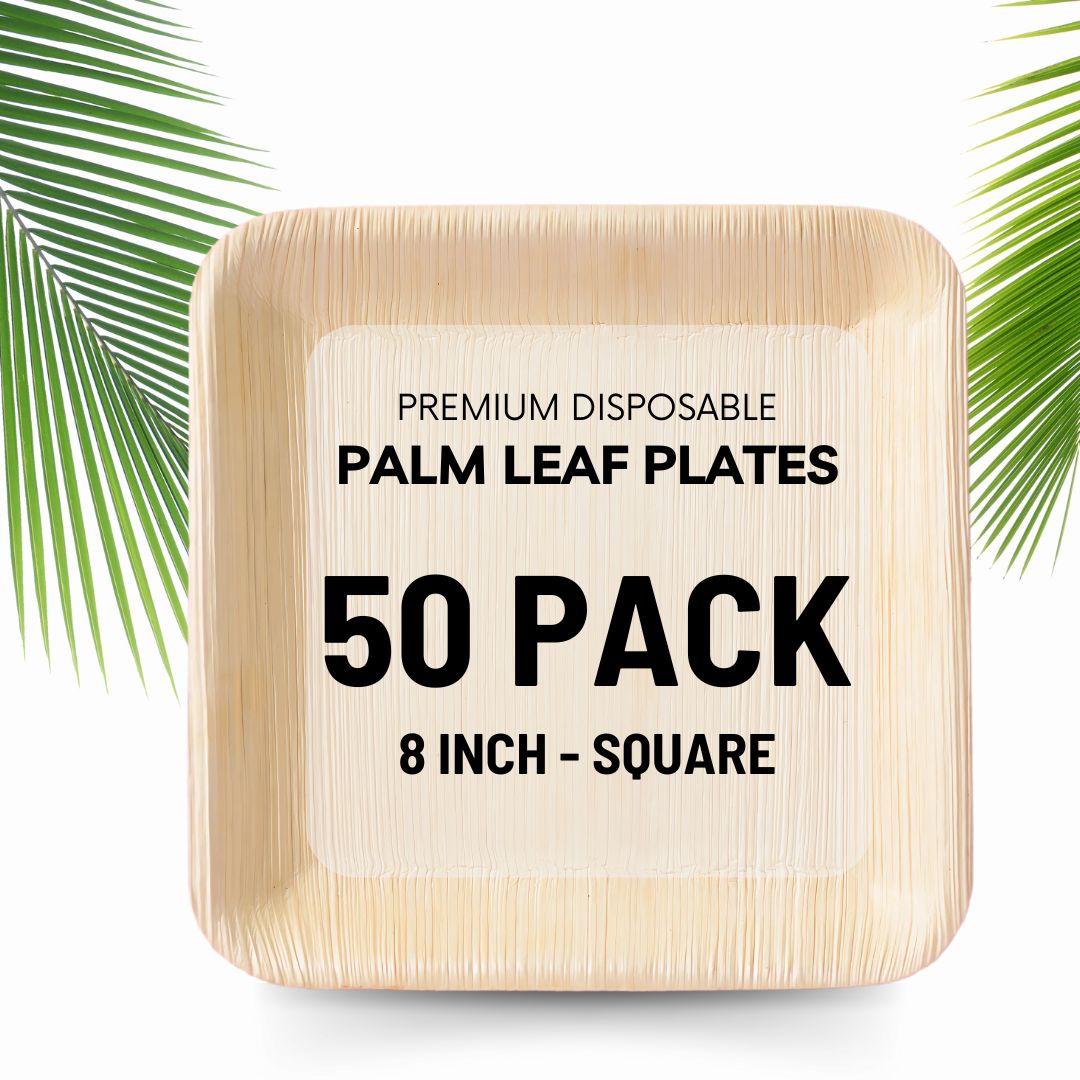 PLP-8S NATURAL PALM LEAF PLATES
