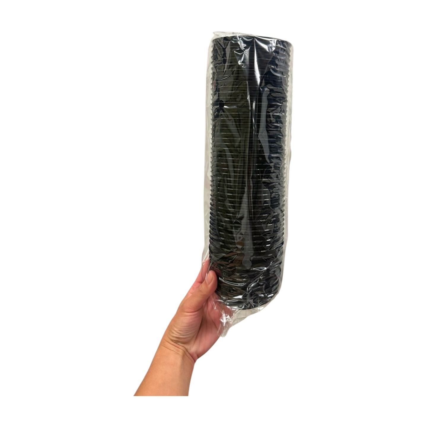 HOTCUP-LID 8OZ BLACK [8OZ] CUPS
