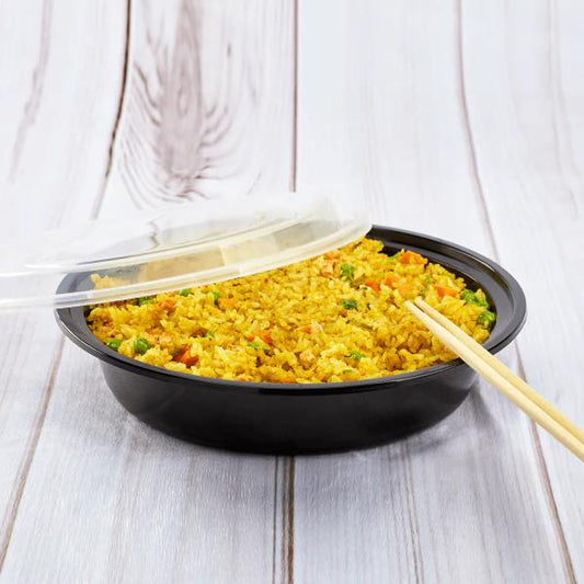MWR-CNT-18 BLACK MICROWAVEABLE CONTAINERS