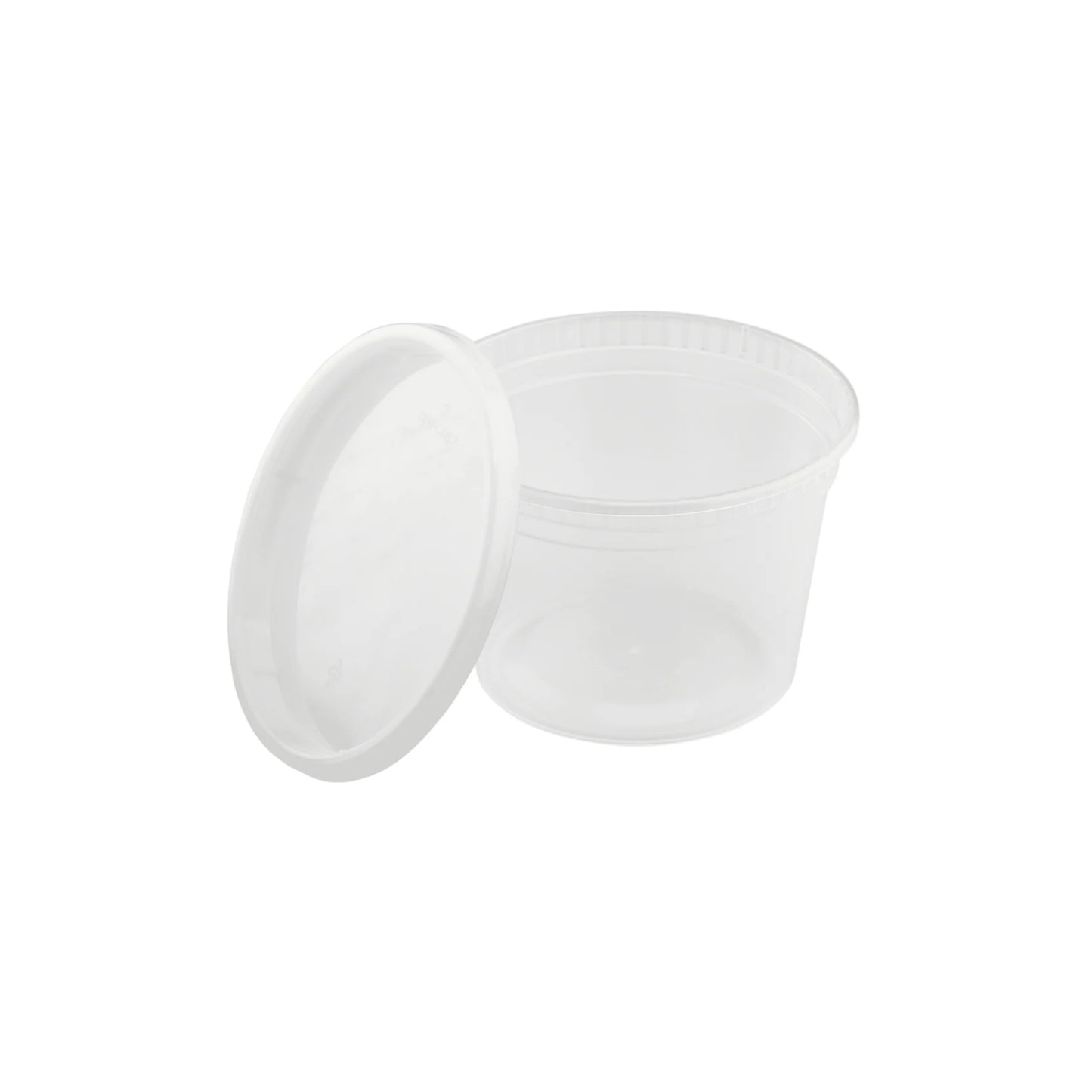 240-Pack 16 oz Microwaveable Deli Containers with Lids – BPA-Free PP Plastic | DELI CONT-16oz