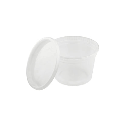 240-Pack 16 oz Microwaveable Deli Containers with Lids – BPA-Free PP Plastic | DELI CONT-16oz
